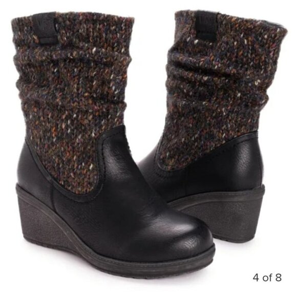 MUK LUKS Women's Palmer Boots size 8 New - Picture 3 of 6